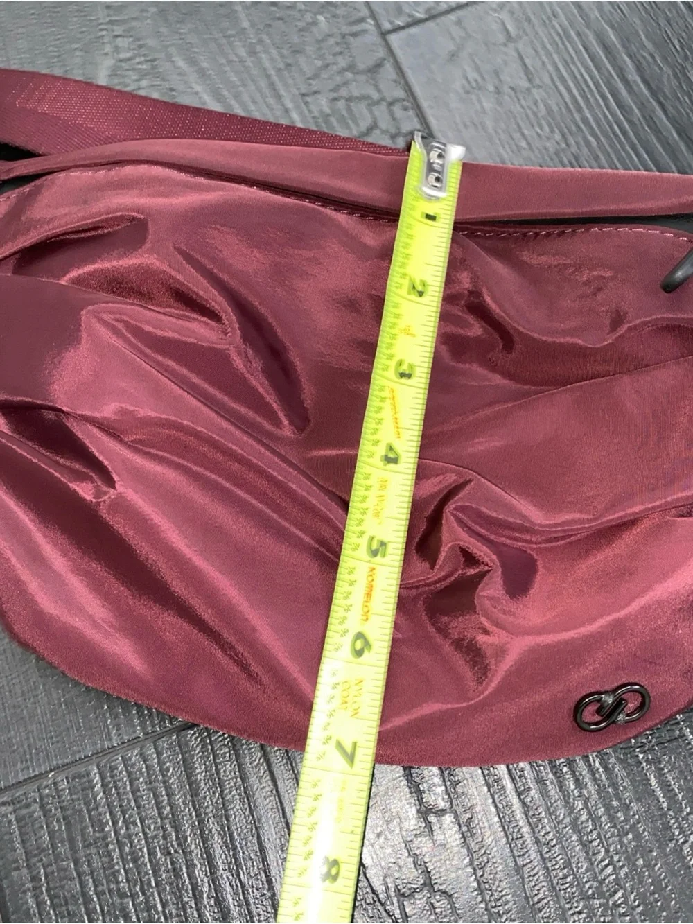 CALIA Carrie Underwood Women's Sling‎ Belt Bag Maroon Burgundy
